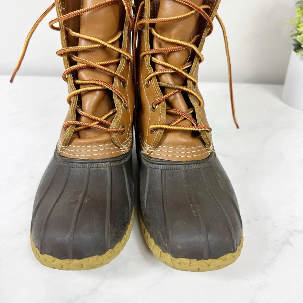 L.L. Bean Bean Boots 8” Unlined Sz 7